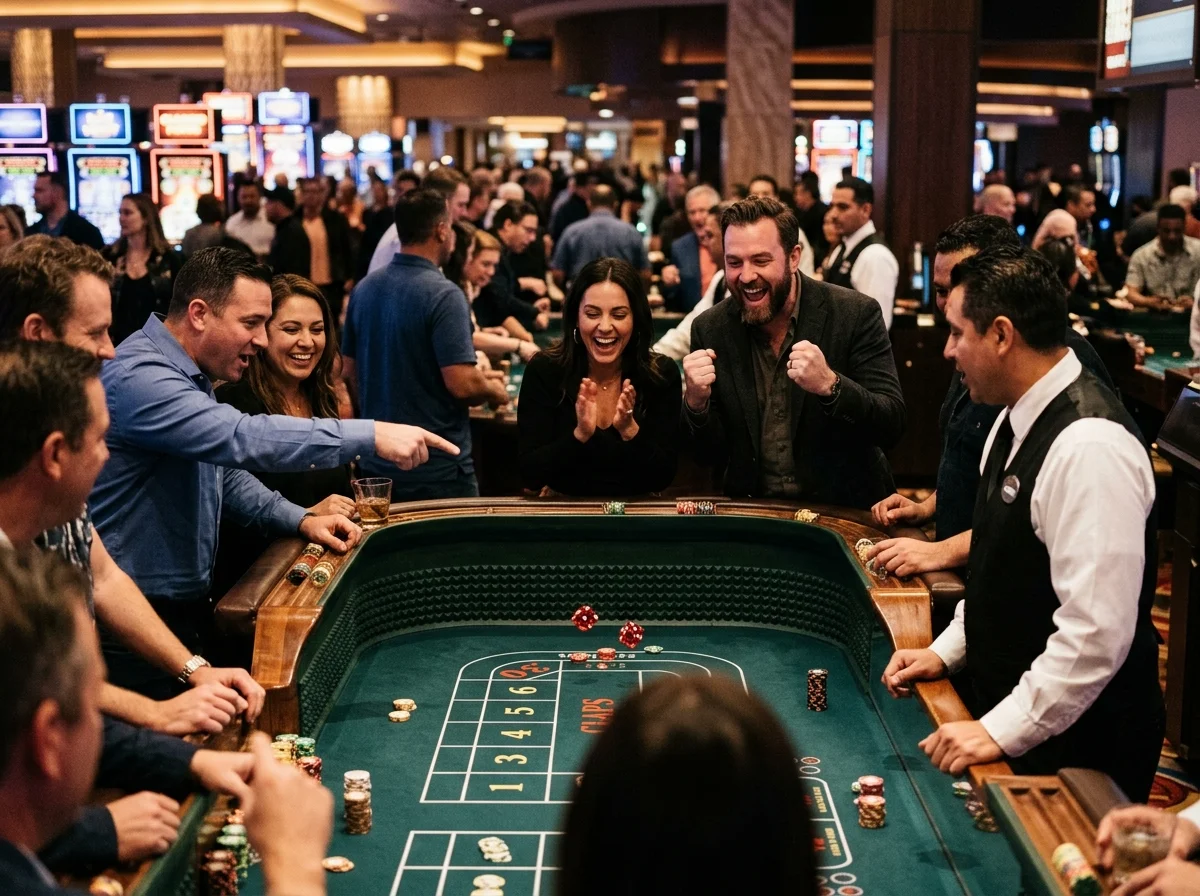 Craps Dice at Crazy Luck
