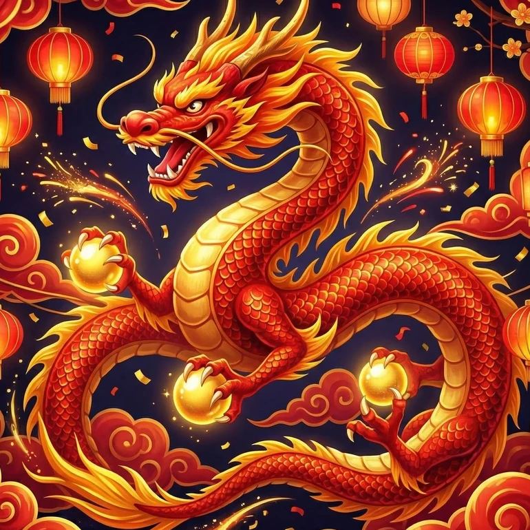 Floating Dragon at Crazy Luck