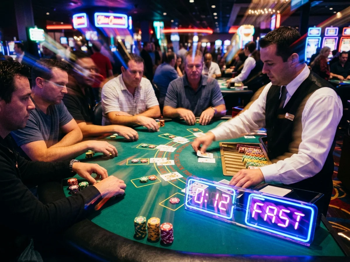 Speed Blackjack at Crazy Luck live dealer casino